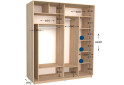 Фото 2 - Шкаф-купе Garant Практик №75 2-дверный 190 см