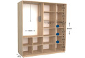 Фото 2 - Шкаф-купе Garant Практик №87 2-дверный 200 см