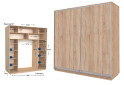 Фото 1 - Шкаф-купе Garant Практик №88/2 2-дверный 200 см