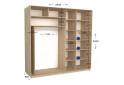 Фото 2 - Шкаф-купе Garant Практик 118/4 4-дверный 240 см
