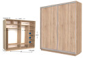 Фото 1 - Шкаф-купе Garant Практик 99/2 2-дверный 220 см
