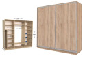 Фото 1 - Шкаф-купе Garant Практик №111/2 2-дверный 230 см