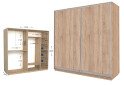 Фото 1 - Шкаф-купе Garant Практик №116/2 2-дверный 240 см