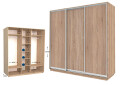 Фото 1 - Шкаф-купе Garant Практик №70 3-дверный 180 см