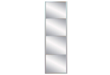 Фото Фасад Комб 7_7/1 Зеркало Серебро 596х2400 Шкаф-купе 2Д 1200x2400 Киевский стандарт