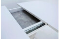 Фото 2 - Стол обеденный Intarsio Sheridan 110x68 см раскладной, белая аляска/индастриал