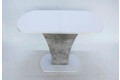 Фото 9 - Стол обеденный Intarsio Sheridan 110x68 см раскладной, белая аляска/индастриал