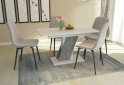 Изображение 11 - Стол обеденный Intarsio Карвело / Carvelo 140x80 см раскладной Белая аляска / Индастриал