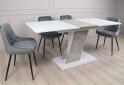 Изображение 8 - Стол обеденный Intarsio Карвело / Carvelo 140x80 см раскладной Белая аляска / Индастриал