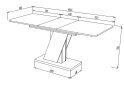 Изображение 13 - Стол обеденный Intarsio Карвело / Carvelo 140x80 см раскладной Белая аляска / Индастриал
