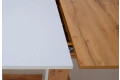 Фото 6 - Стіл обідній Intarsio Titan 140x80 см розкладний, біла аляска/дуб Тахо 