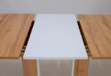 Зображення 18 - Стіл обідній Intarsio Тітан / Titan 140x80 см розкладний, біла аляска/дуб Тахо 