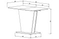 Фото 5 - Стол обеденный Intarsio Cosmo 110x68 см раскладной