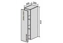 Image 1 - В41 Полиці + фасад петлі 200х920 Інтерно Глянець / Interno Gloss VIP-master