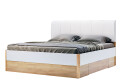 Фото 1 - Ліжко MiroMark Асті (без вкладу) 180х200 см з шухлядами, дуб крафт/білий