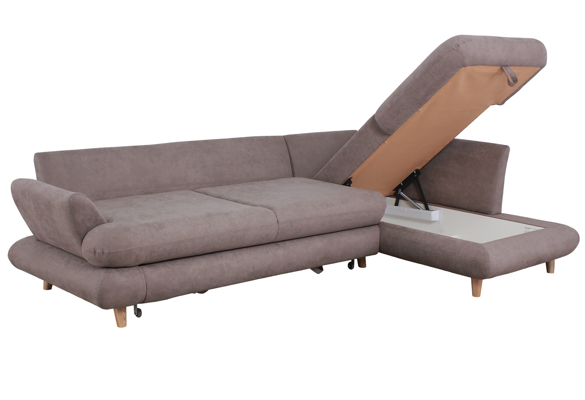 Фото 2 - Мягкий уголок Элегант Бенефит 4 270x165 см капучино