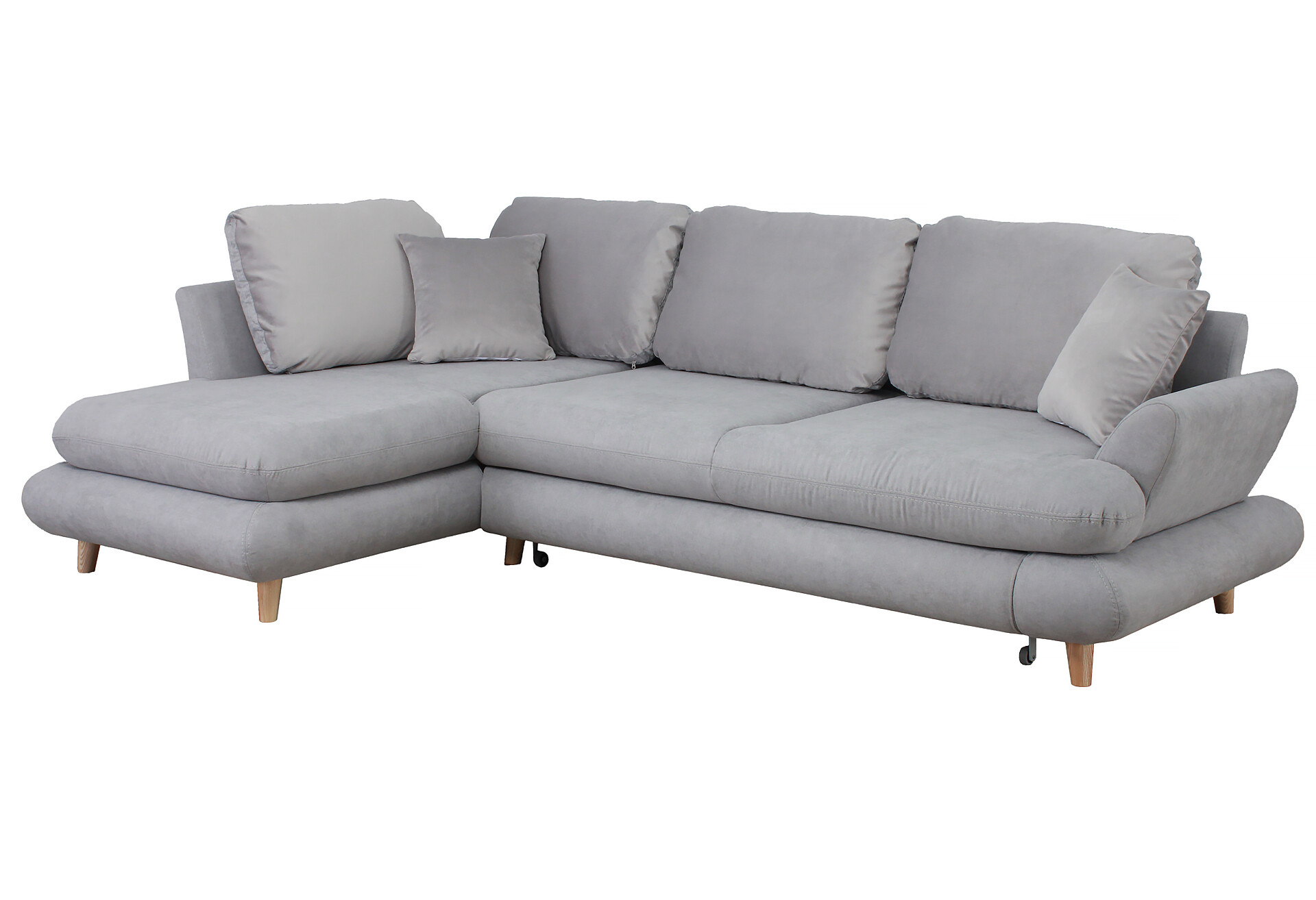 Фото 1 - Мягкий уголок Элегант Бенефит 3 270x165 см серый