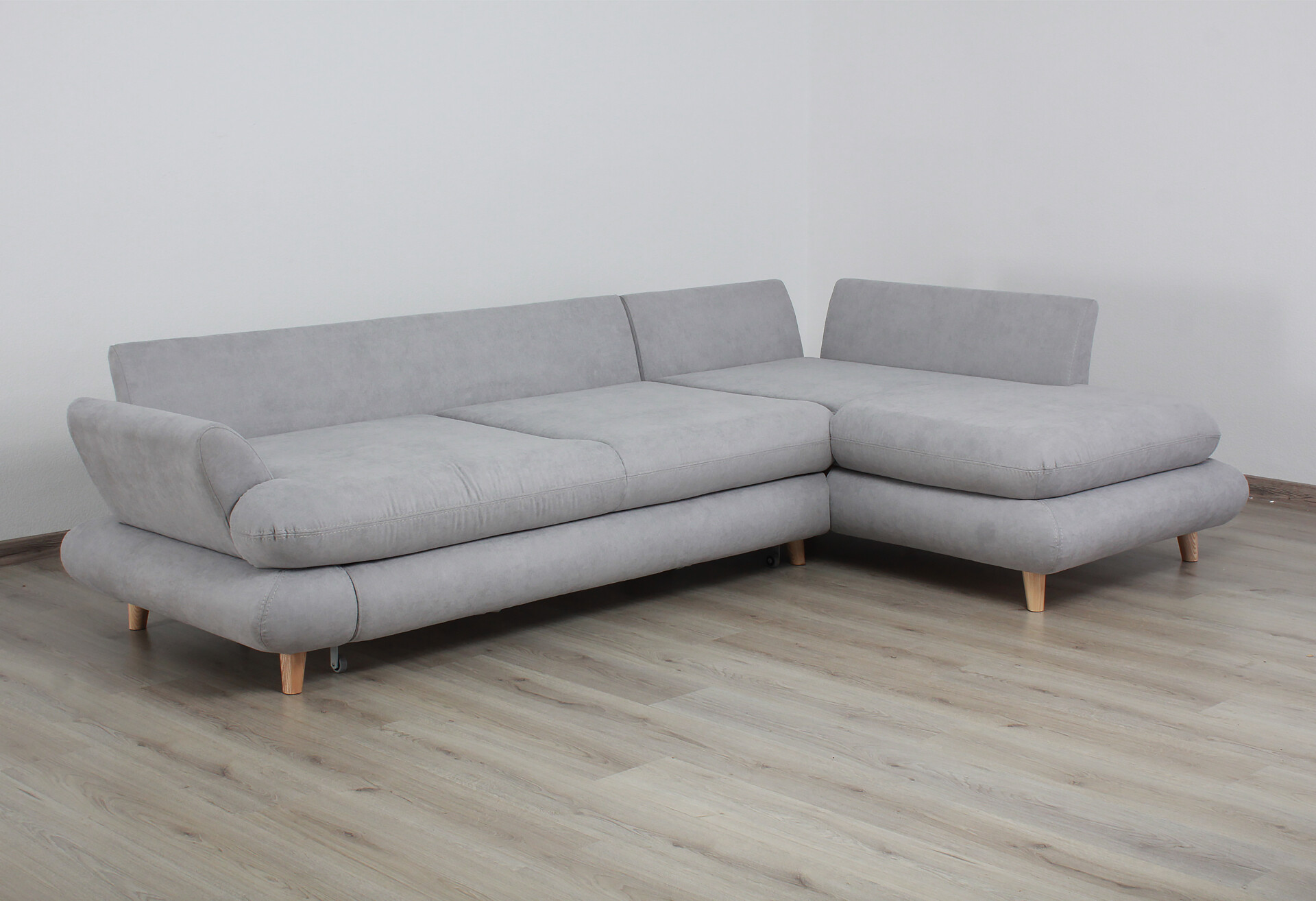 Фото 4 - Мягкий уголок Элегант Бенефит 3 270x165 см серый