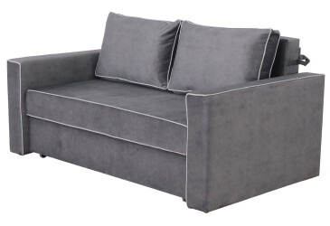 Фото Диван Элегант Бенефит 68 172x102 см серый