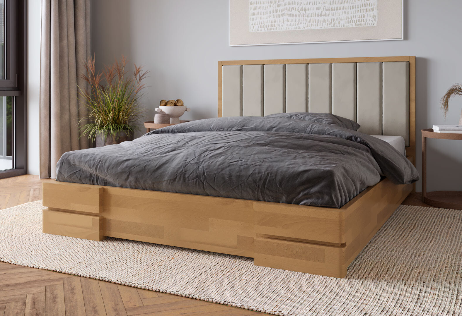 Фото 1 - Кровать Arbor Drev Милано 180 см подъемная (металлический каркас)