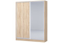 Фото 1 - Шкаф-купе Киевский стандарт (профиль Серебро) 2-дверный с зеркалом 180 см