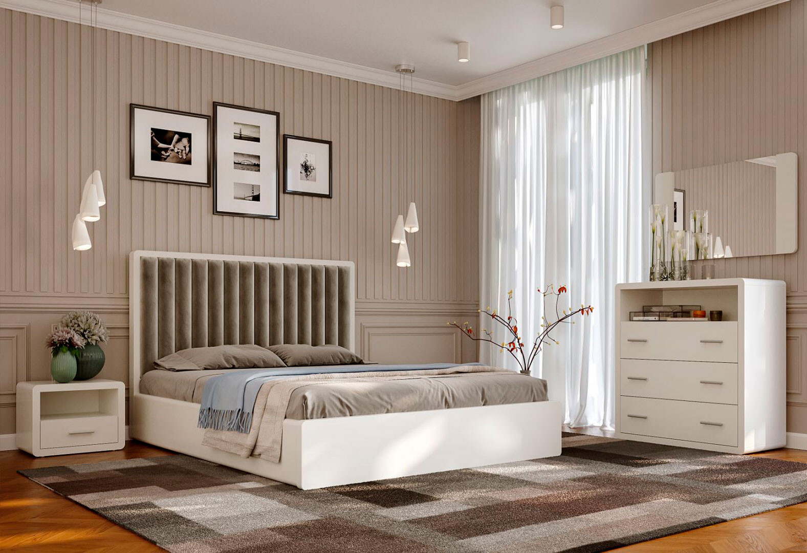 Фото 8 - Кровать-подиум Arbor Drev Глория (сосна) 160 см подъемная