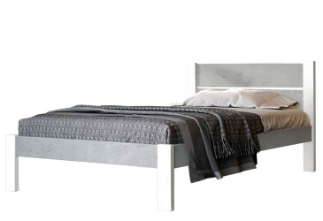 Фото Кровать Arbor Drev Лофт 2 (ДСП бетон) 120