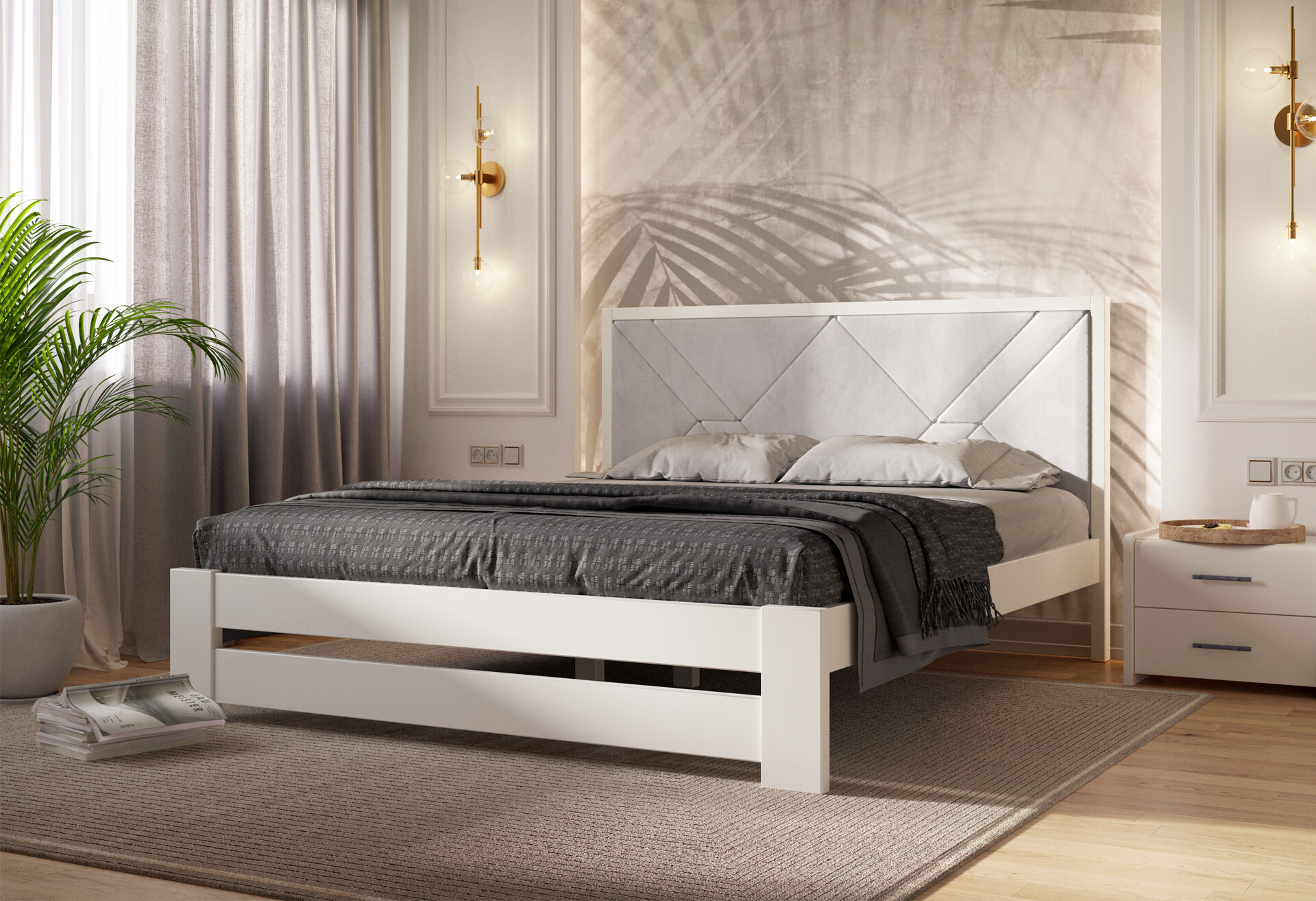 Фото 1 - Ліжко Arbor Drev Симфонія Преміум 160 см