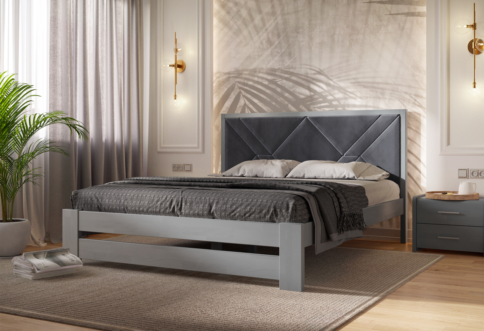 Фото 4 - Ліжко Arbor Drev Симфонія Преміум 180 см