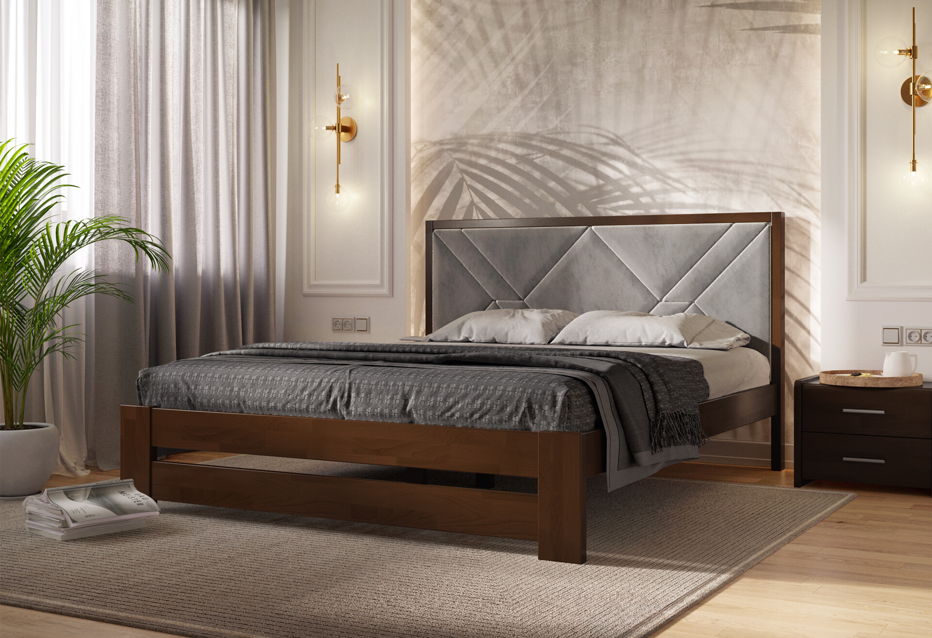 Фото 5 - Ліжко Arbor Drev Симфонія Преміум 180 см