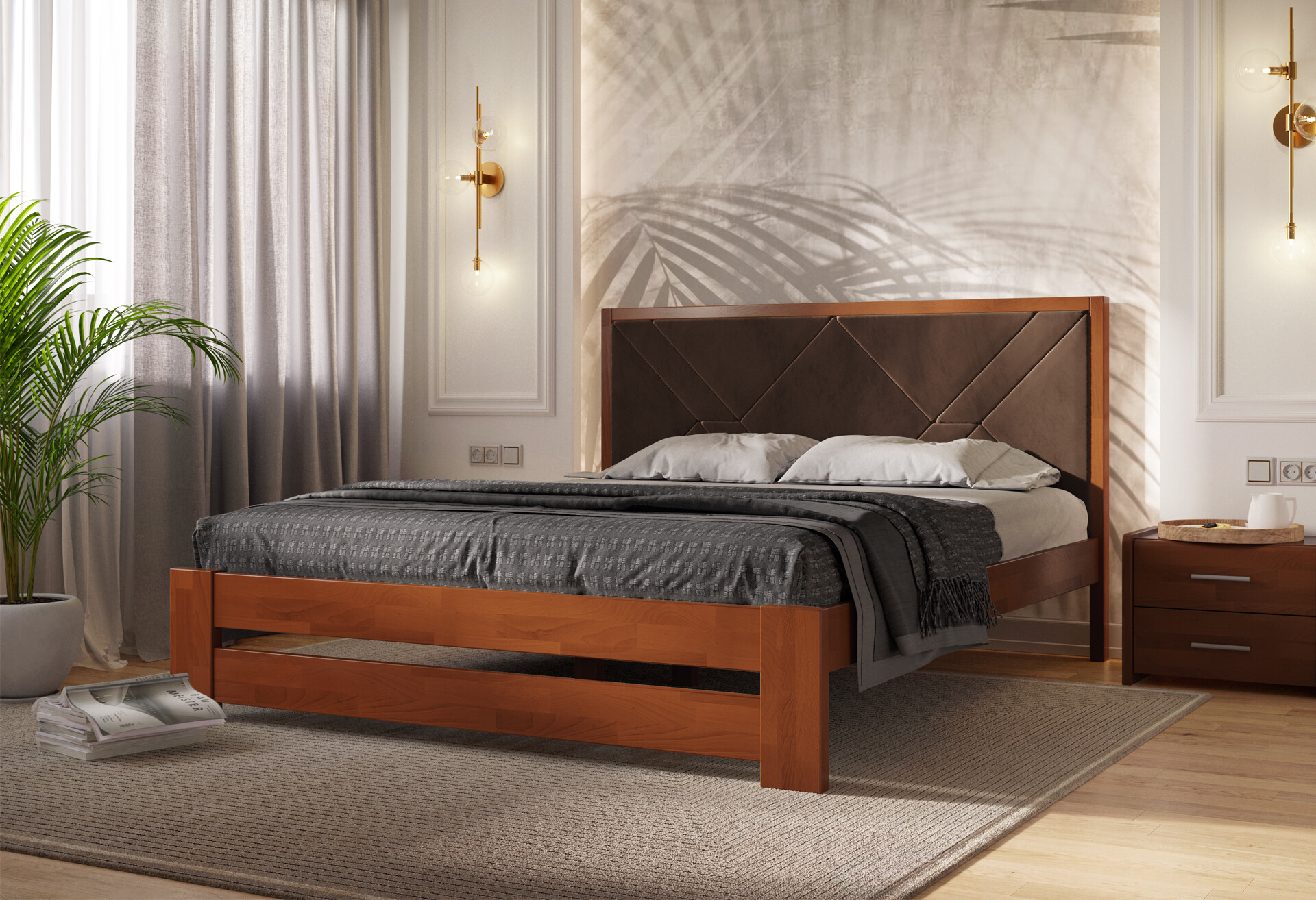 Фото 9 - Ліжко Arbor Drev Симфонія Преміум 180 см