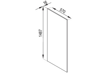 Фото П панель внутренняя (h- 920) к ст-це 28 мм Софи Лак Svit Mebliv