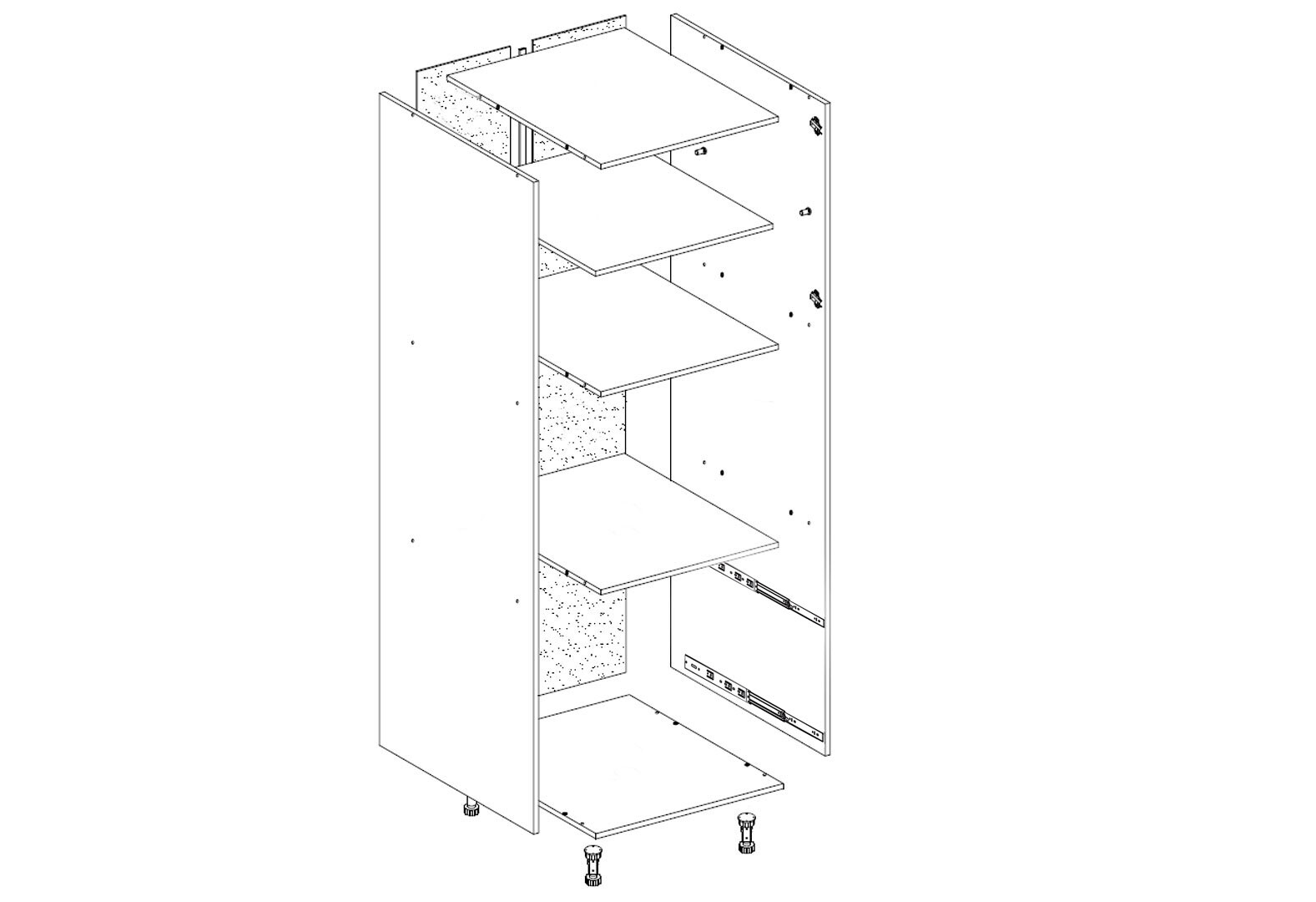 Фото 1 - Корпус П 60 ДШ п/микроволн. LUX Svit Mebliv