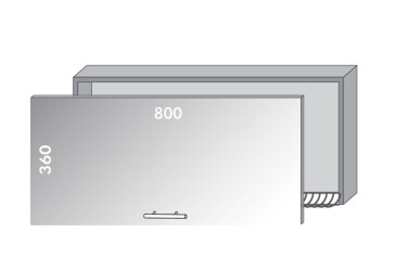 Фото Верх 83 вітрина-сушка Діплос / Diplos MebelStar