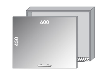 Фото Верх 963 вітрина-сушка Діплос / Diplos MebelStar