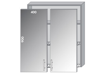 Фото Верх 981 вітрина-сушка Діплос / Diplos MebelStar