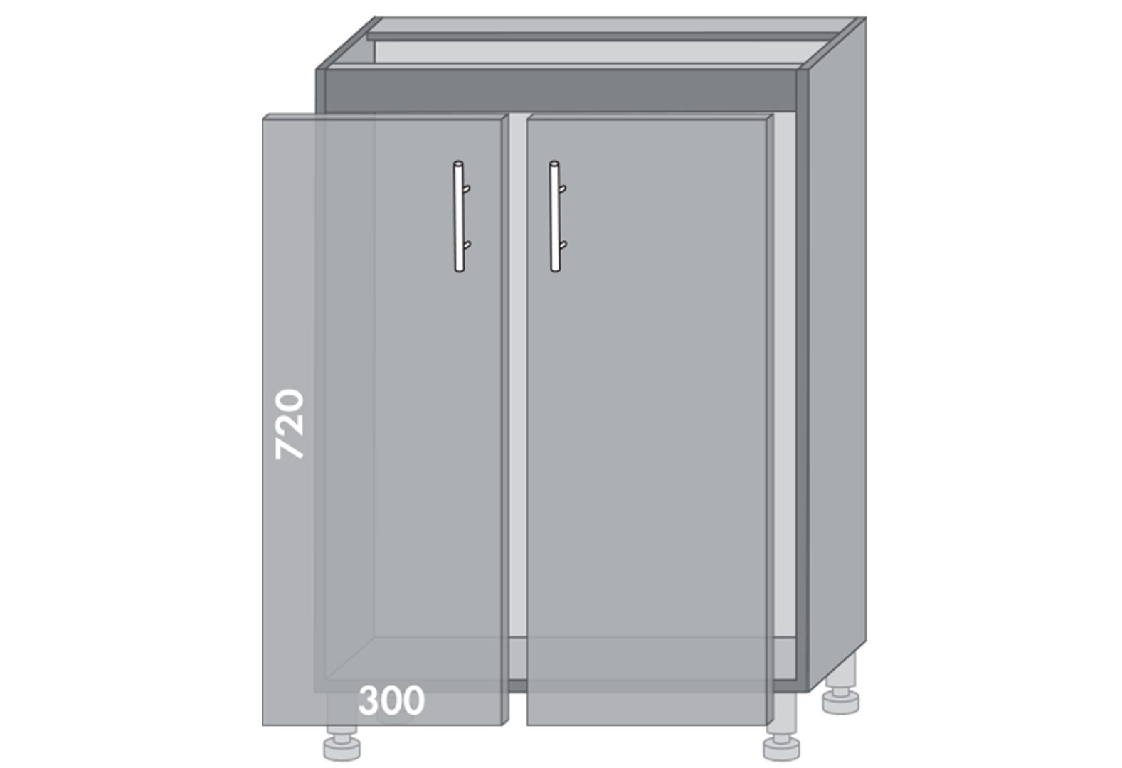 Фото 1 - Низ 61 мойка Диплос / Diplos Мебель Стар