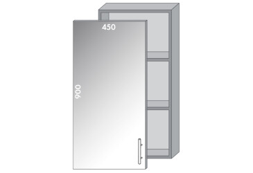 Фото Верх 945 вітрина Діплос / Diplos MebelStar