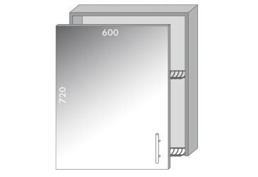 Фото Верх 610 Сушка витрина Диплос / Diplos Мебель Стар