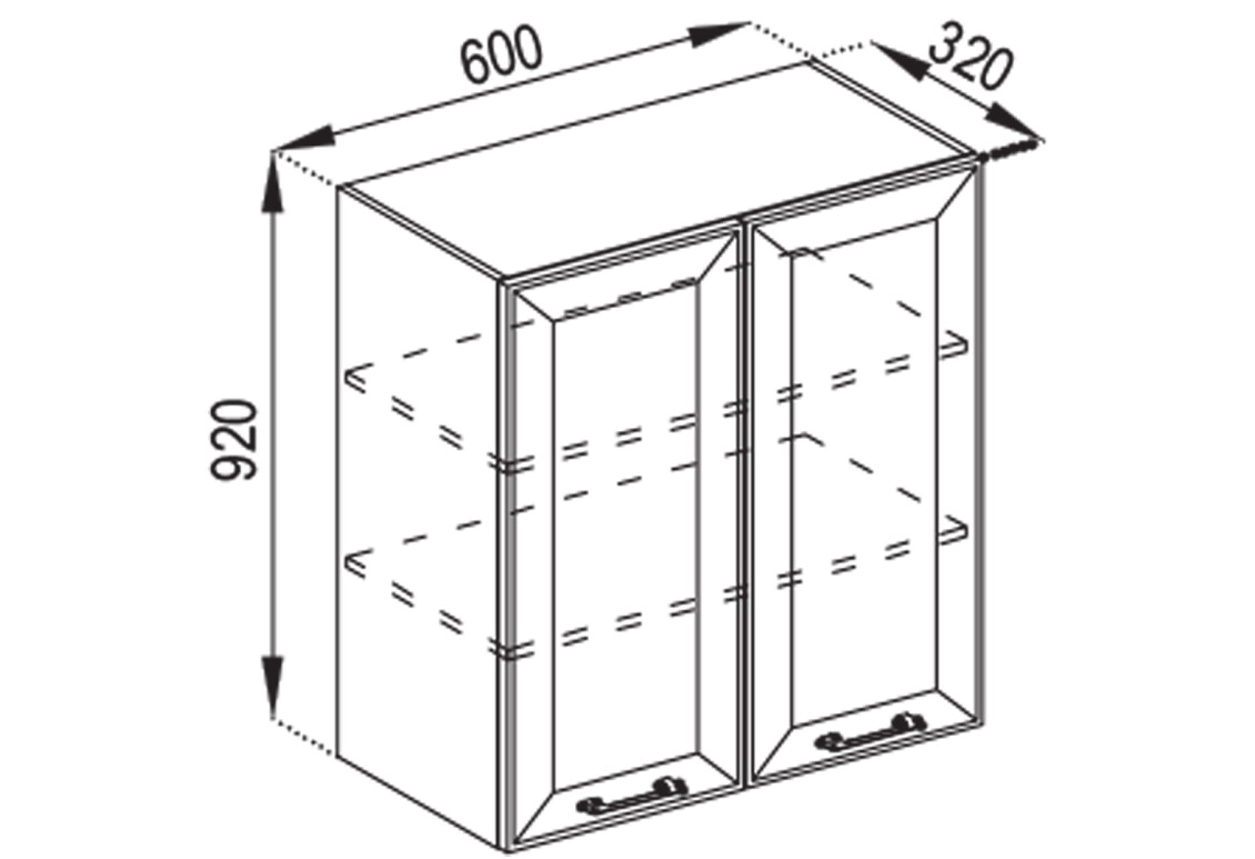 Фото В 60 (h-920) Марго Svit Mebliv