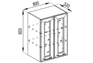 Фото В 80 Ск (h-920) Марго Svit Mebliv