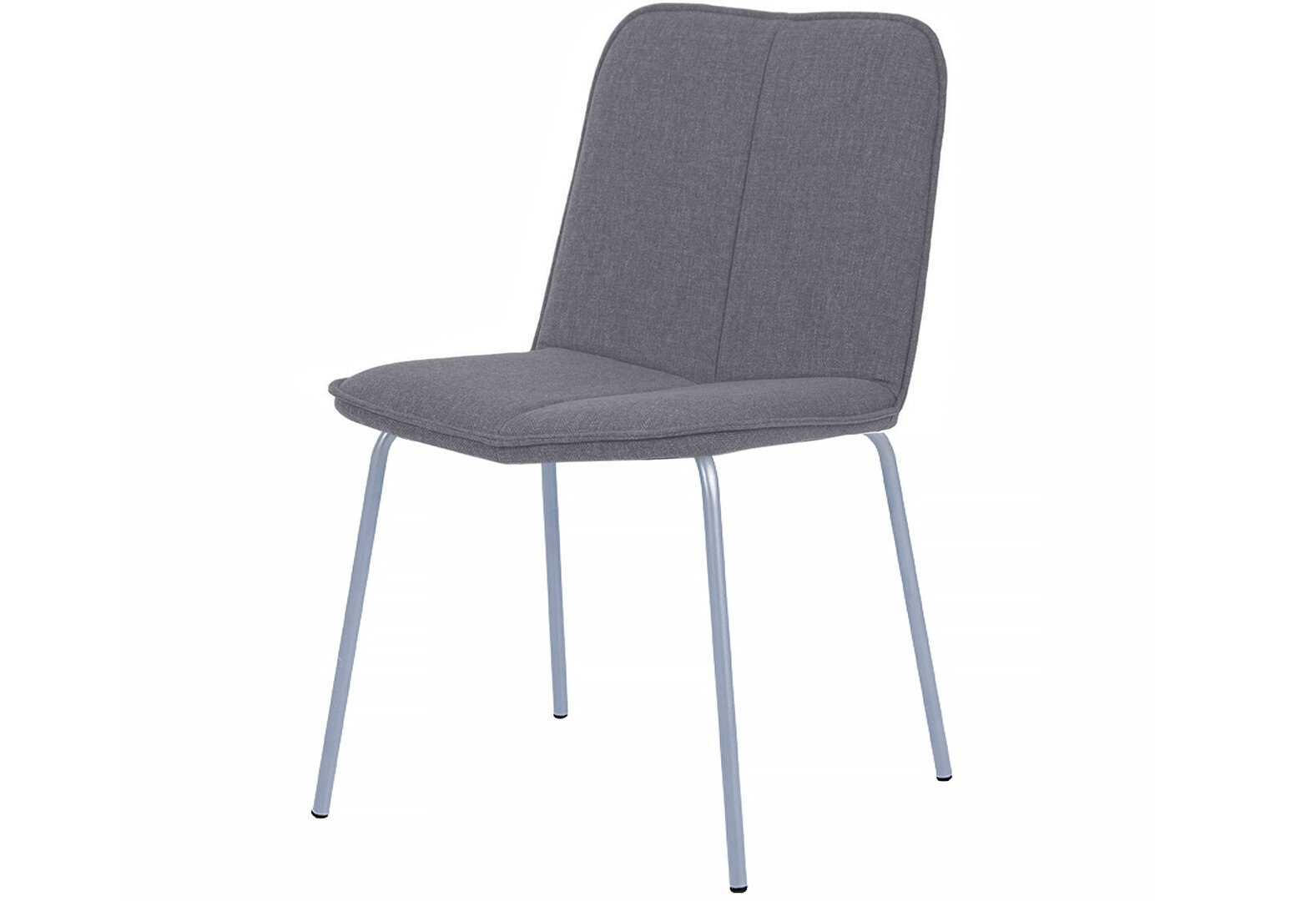 Фото 3 - Стул кухонный Новый Стиль Nice Alu (Box-2) 52x57x83 см мягкий / комплект 2шт 