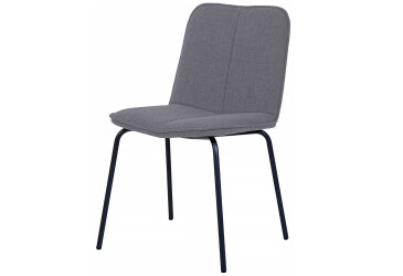 Фото Стул кухонный Новый Стиль Nice Black (Box-2) 52x57x83 см мягкий / комплект 2шт 