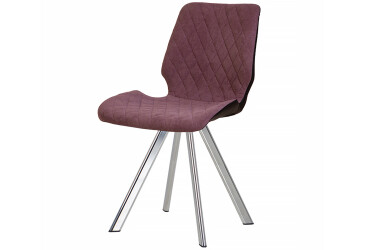 Фото Стул кухонный Новый Стиль Lips 4L Chrome (Box-2) RMB 50x56x87 см мягкий / комплект 2шт 