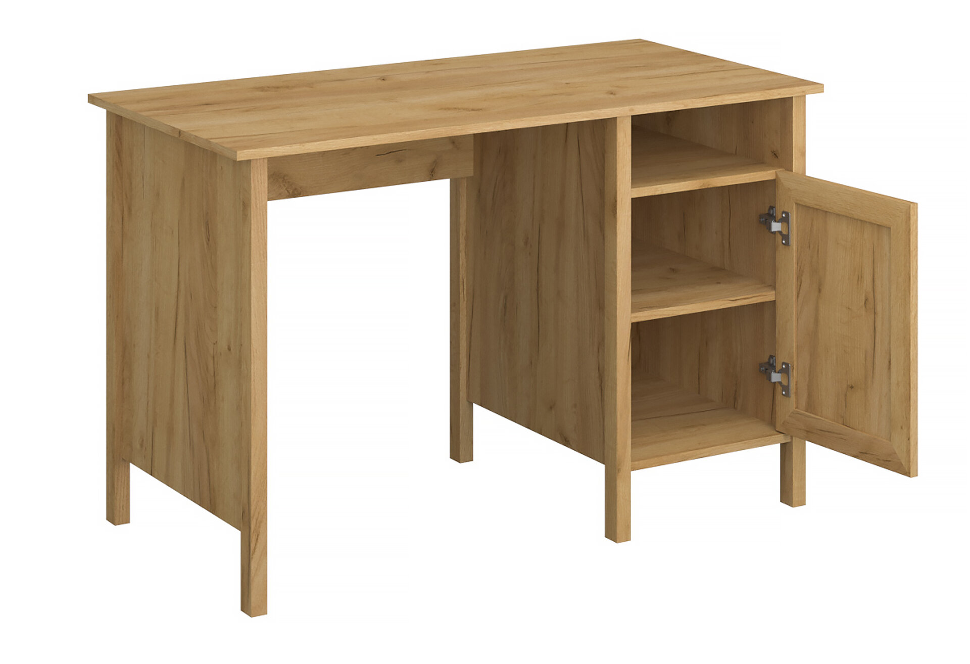 Фото 5 - Стіл письмовий VMV holding Klark / Кларк 120x60 см з тумбою, дуб крафт золотий