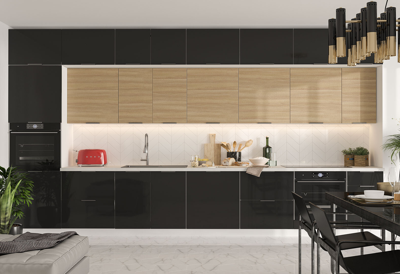 Фото 19 - Модульная кухня Диплос / Diplos Blum Мебель Стар