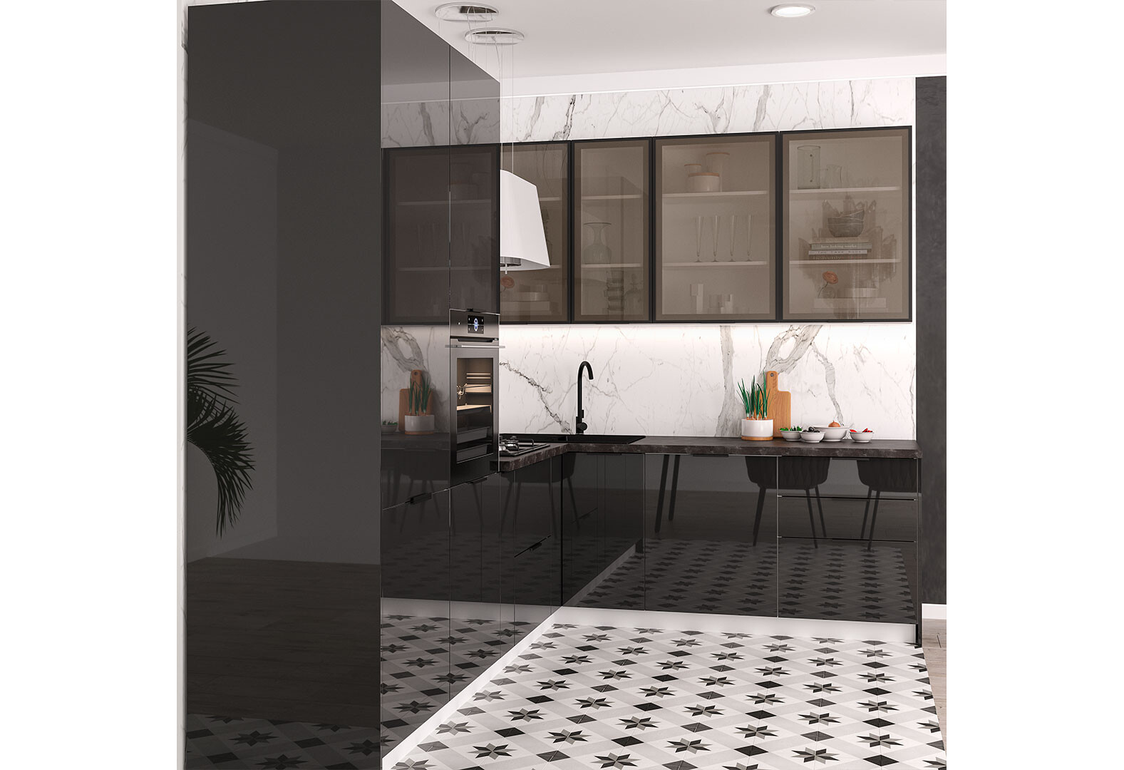 Фото 22 - Модульная кухня Диплос / Diplos Blum Мебель Стар