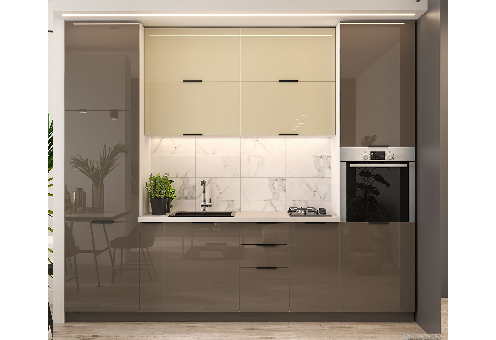 Фото 25 - Модульная кухня Диплос / Diplos Blum Мебель Стар