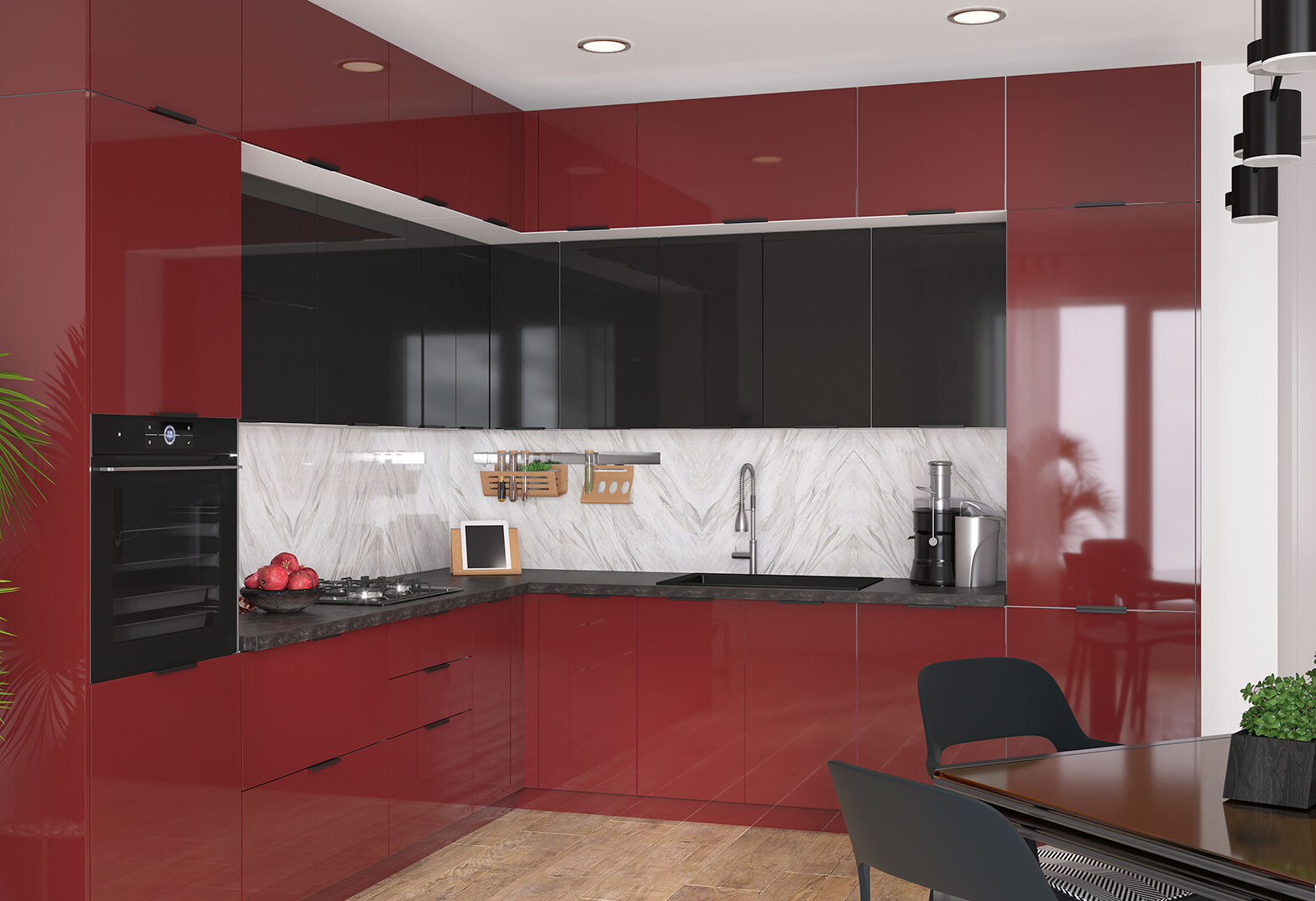 Фото 24 - Модульная кухня Диплос / Diplos Blum Мебель Стар