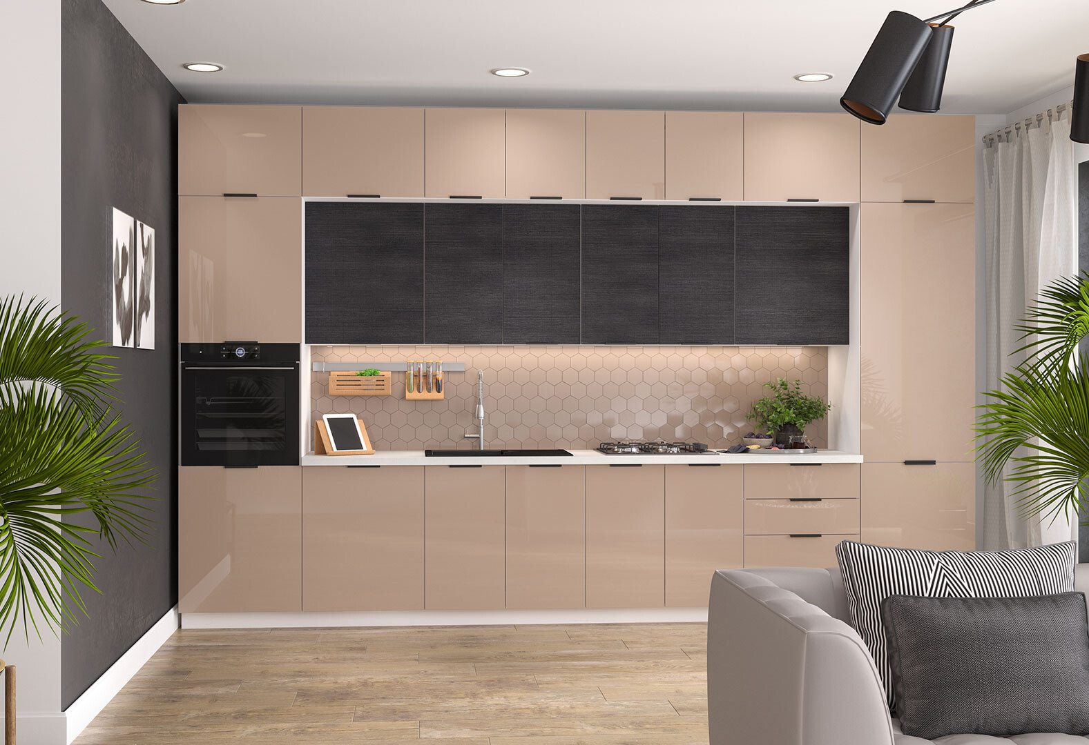 Фото 53 - Модульная кухня Диплос / Diplos Blum Мебель Стар